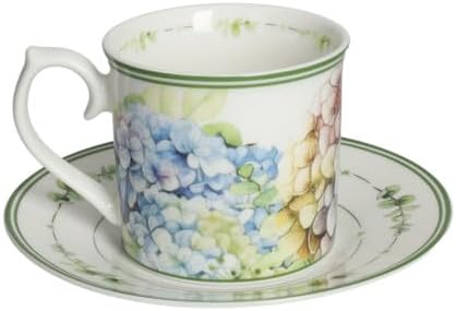 TAZA CAFE X2 FLORA BONE CHINA 200ML