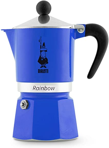 CAFETERA 3 TZ AZUL RAINBOW