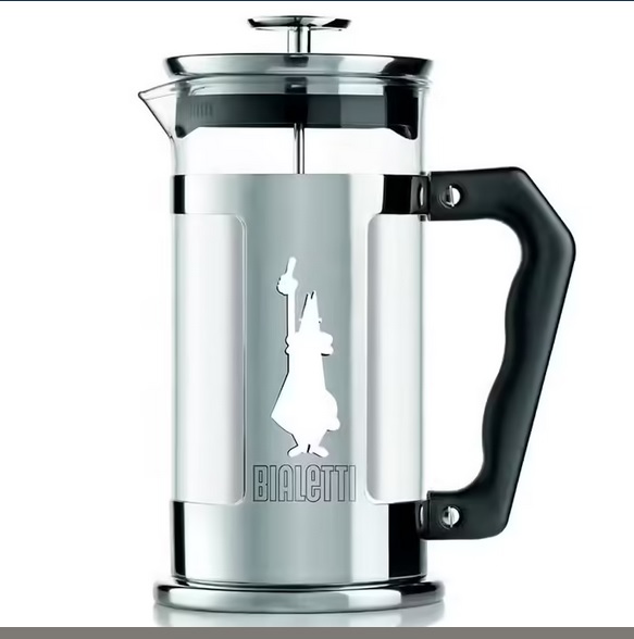 CAFETERA PISTON ACERO CRISTAL 350ML