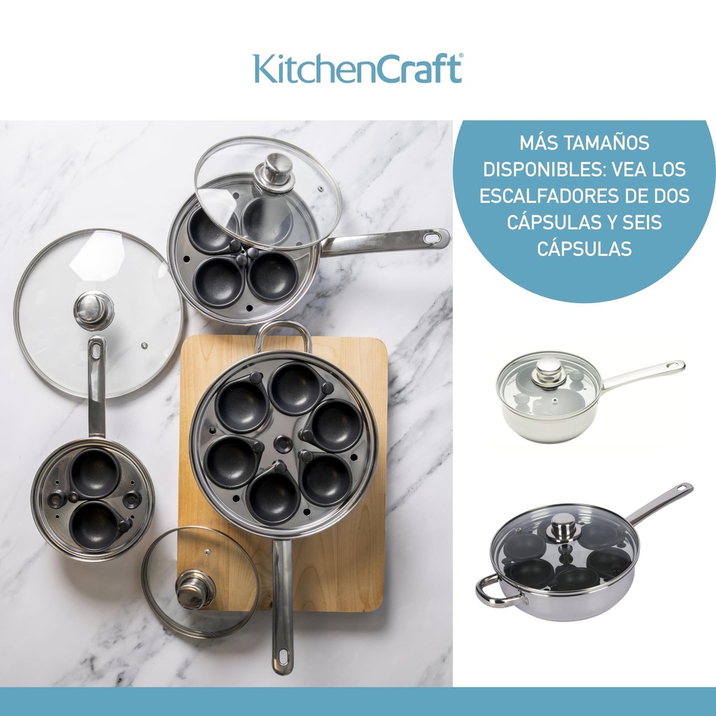 CAZO COCEDOR 2 HUEVOS 16CM