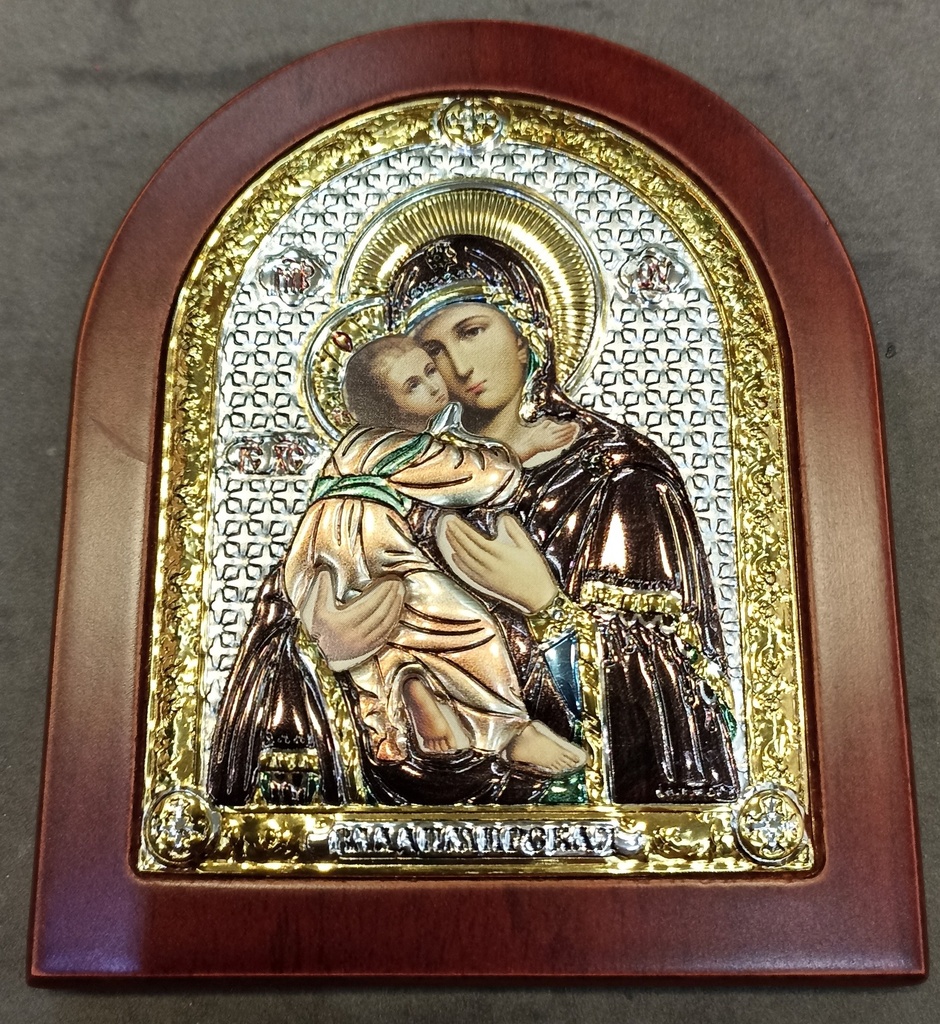 ICONO VIRGEN C/ORO COLOR 22.1*26.8