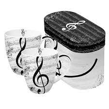 MUGX2 I LOVE MUSIC  BONE CHINA