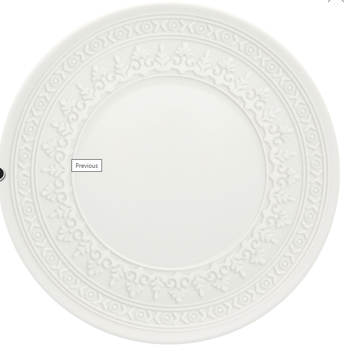 PLATO POSTRE ORNAMENT 17CM