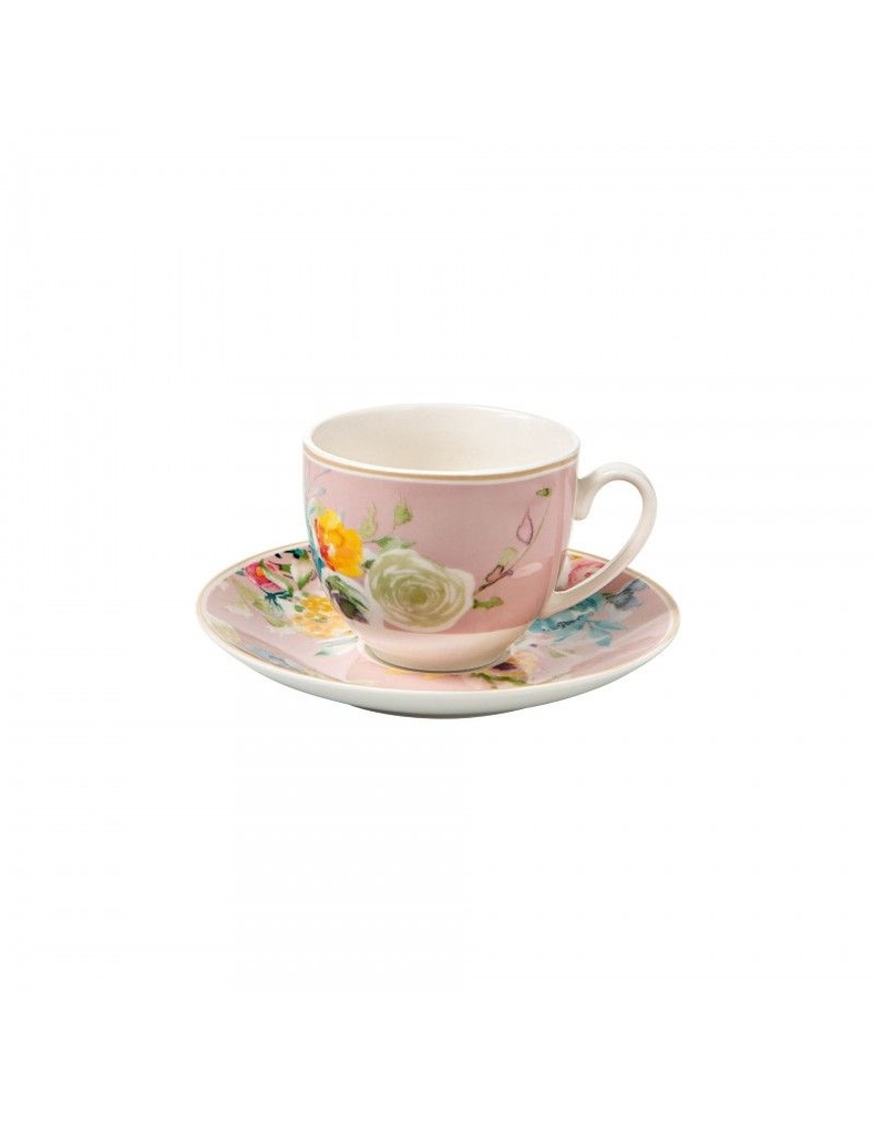 TAZA CAFE X2 PARADISE BONE CHINA