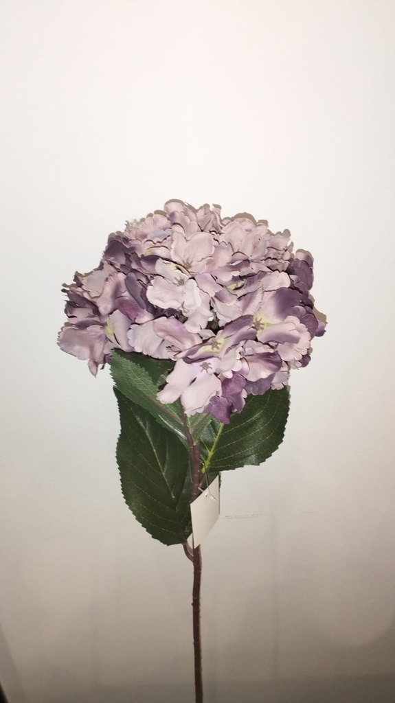 FLOR HORTENSIA BERENJENA POLIESTER