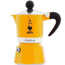 CAFETERA 1 TZ AMARILLA RAINBOW BIALETTI