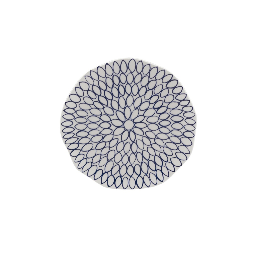 BLUE PLATO FRUTA 20CM NET