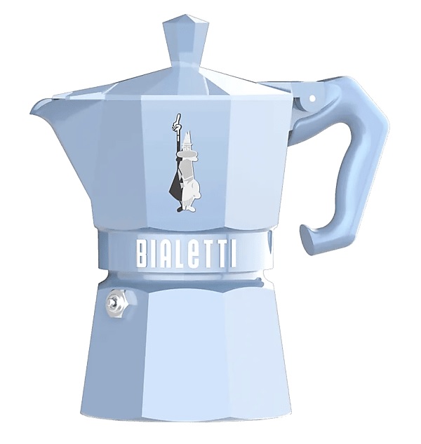 CAFETERA MOKA EXC AZUL 3TZ