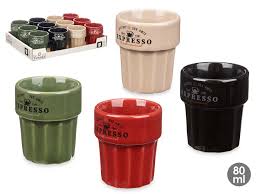 VASO ESPRESSO 80ML COLOR NEUTRO