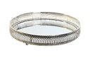BANDEJA ESPEJO METAL 24X15X4