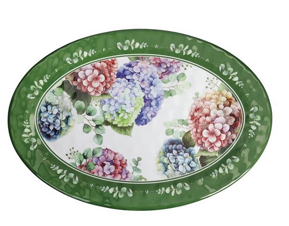 FUENTE OVALADA 50CM FLORA MELA