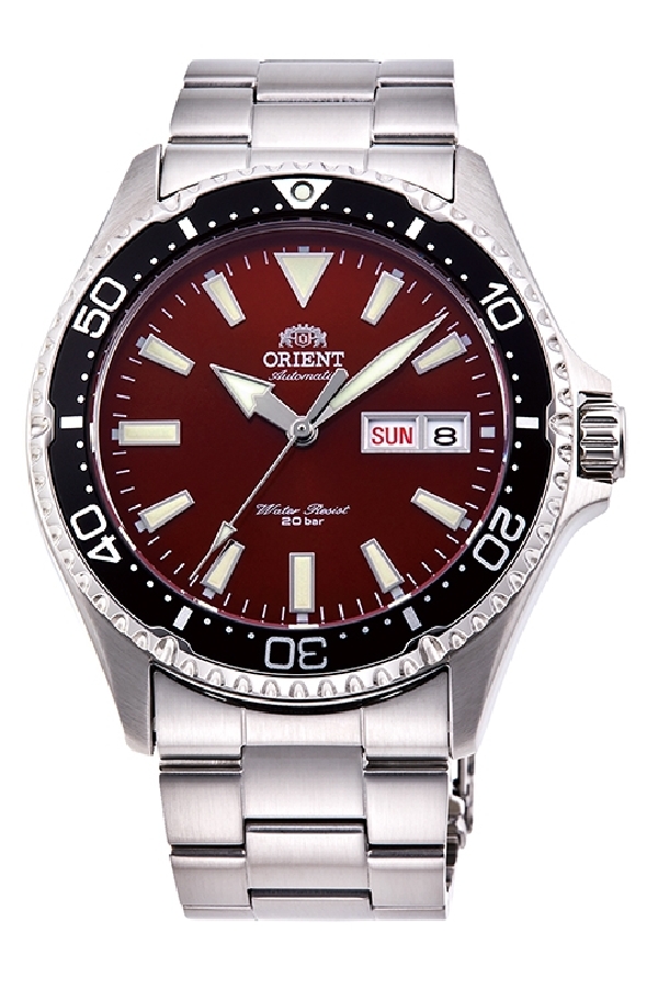 RELOJ ORIENT MAKO III KAMAZU GRANATE