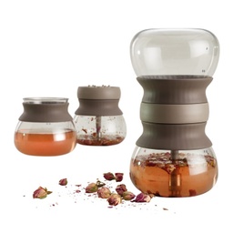 [502.0303010M8M017] CALM TEA INFUSER MARRON