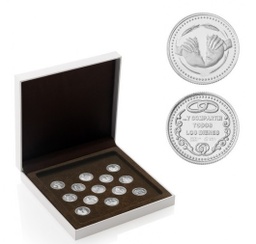 [106.AG8160AG] ARRAS BIBLICAS C/ESTUCHE 925MM