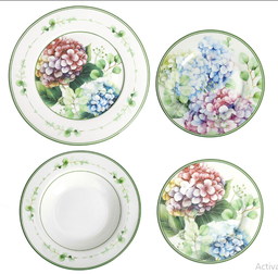 [45.51180] VAJILLA 18PZAS FLORA