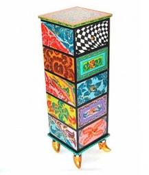 [201.TC101482] COMODA 5 CAJONES 32X32X102