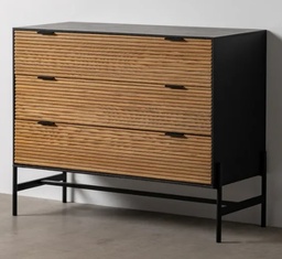 [74.612161] COMODA NEGRA NATURAL 104X40X81,50