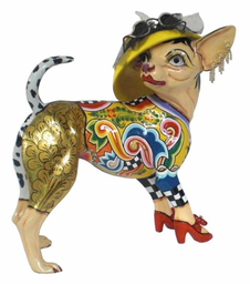 [201.TC4077] CHIHUAHUA SENTADA FRIDA 20CM