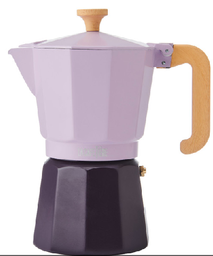 [395.LCVEN6CP2TPUR] CAFETERA 6 TZ 2 TONOS VIOLETA
