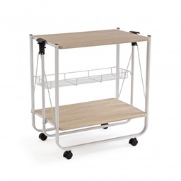 [81.20880120] CARRO PLEGABLE C/RUEDAS BLANCO